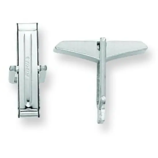 Sterling Silver Cuff Link Component {1}