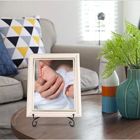 Teamkio Improved Anti-Slip Plate Holder Display Stand, Picture Frame Holder Stand, Easel Display Stand, Book Display Stand (10inch) {3}