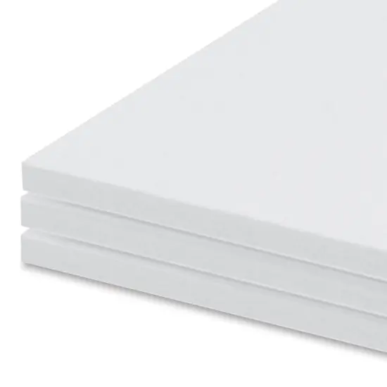 White Foam Board - 16" x 20" x 3/16", Pkg of 3 Sheets {1}
