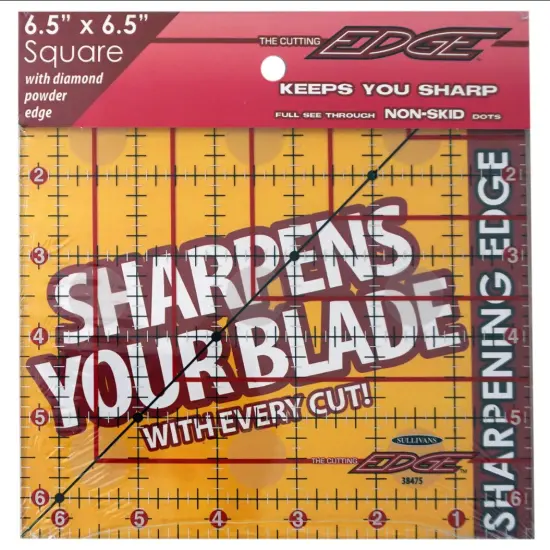 The Cutting EDGE 6.5&Prime; x 6.5&Prime; Clear Ruler {2}