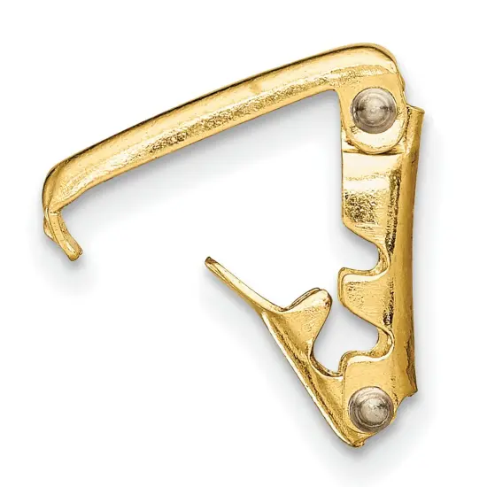 14K Gold Fold Over Clasp 13mm {2}