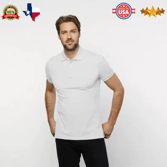 Radyan&reg; Best Polo Performance Ultra Soft Plain Short Sleeve T-Shirts Charcoal & royal {5}