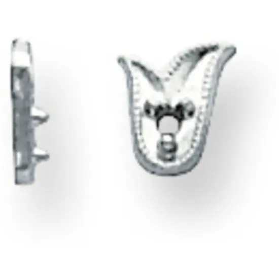 14K White Gold Top Setting {1}