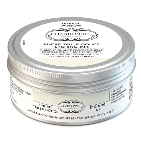 Charbonnel Etching Ink - Transparent Lake White, 200 ml {1}