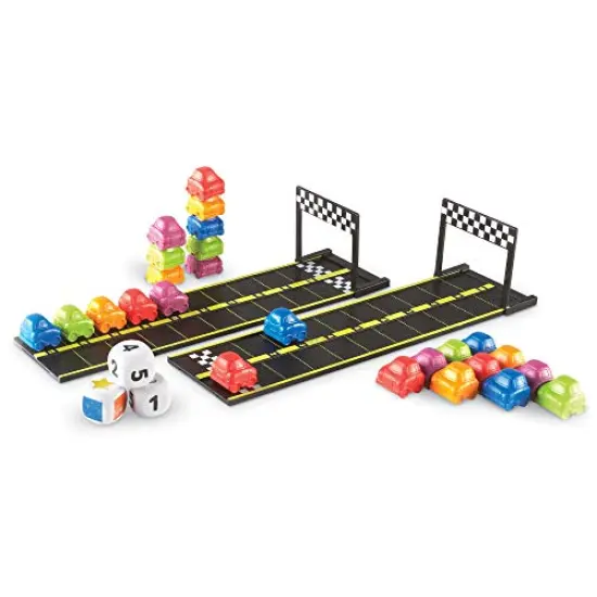 Mini Motor Math Activity Set, Homeschool, Includes Counting, Pattern, Addition and Subtraction Activities, 31 Pieces, Ages 4+ {2}