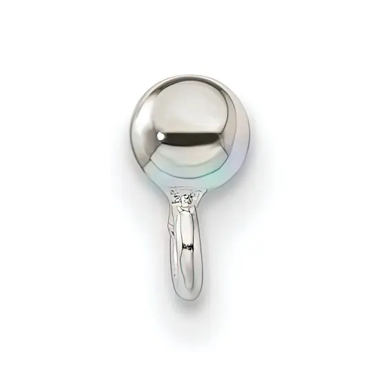 Sterling Silver Ball Stud with Ring Earrings 3.0mm Jewerly - Pack of 12 {2}