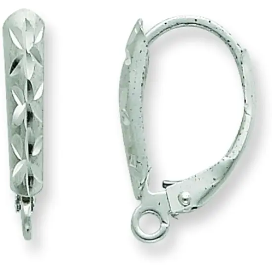 Sterling Silver Leverback Earrings Jewerly - Pack of 2 {1}
