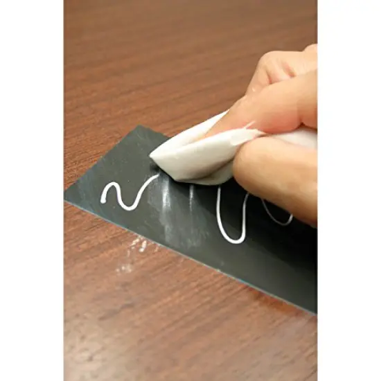 480-C-0 Broad Point Tip Bistro Window Chalk Marker, White {2}