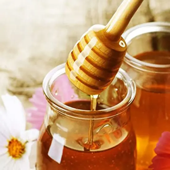 50 Pck Wooden Honey Dipper Stick8CM Collecting Dispensing Drizzling Jam Portable Wedding Party {4}