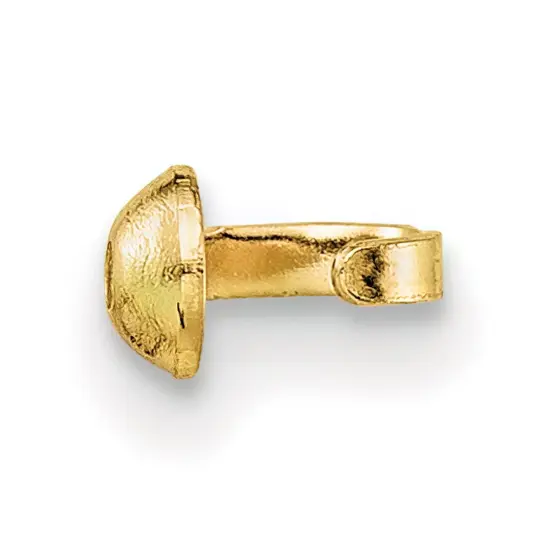 14K Gold Bead Tip 4 x 5mm {1}