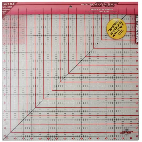 The Cutting EDGE 16.5&Prime; x 16.5&Prime; Frosted Ruler {2}