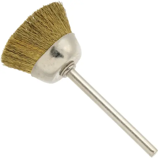 Brass Wire Cup Brush for Cleaning Rust Removal Dia: 1" CMB100 {3}