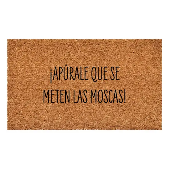 Apurale que se Meten las Moscas Doormat {3}