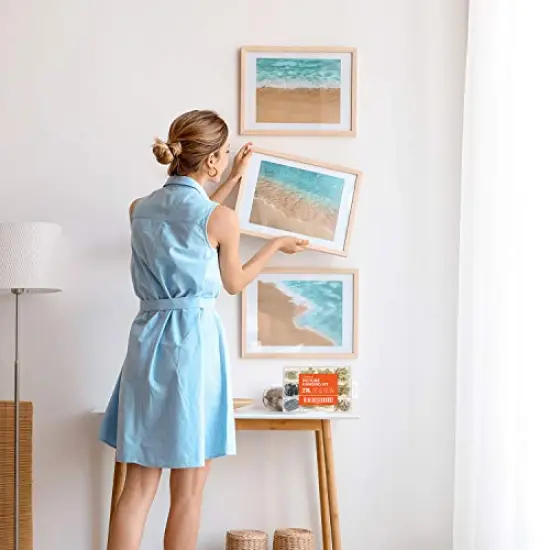 276pcs Picture Hanging Kit, Picture Hanger Assortment, Heavy Duty Frame Hooks with Nails, Hanging Wire, Screw Eyes, D Ring and Sawtooth Hardware for Frames Mounting {3}