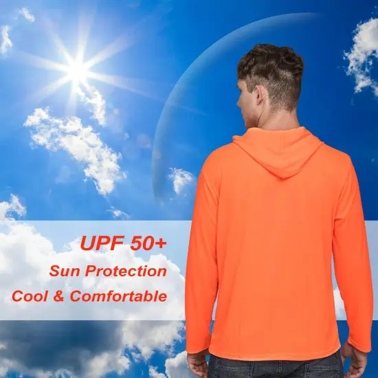 RADYAN&reg; Men's High Visibility Ultimate Cotton Heavyweight Construction Hoodies {6}