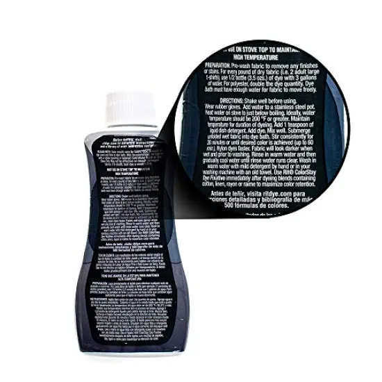 Synthetic Rit Dye More Liquid Fabric Dye &ndash; Wide Selection of Colors &ndash; 7 Ounces - Kentucky Sky {2}