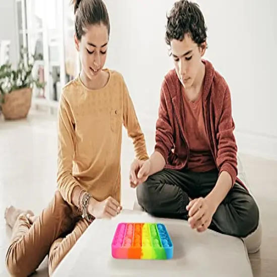 eZthings Heavy Duty Stress Relief Sensory Toy - Push Bubble Fidget Toys for Kids and Adults Usa {6}