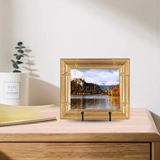 Plate Stands for Display - Iron Easel Stand Plate Holder Display Stand Picture Frame Stand for Pictures | Photo|Decorative Plate |Dish | Tabletop Art - 6 inch-Black(6 Pack) {3}