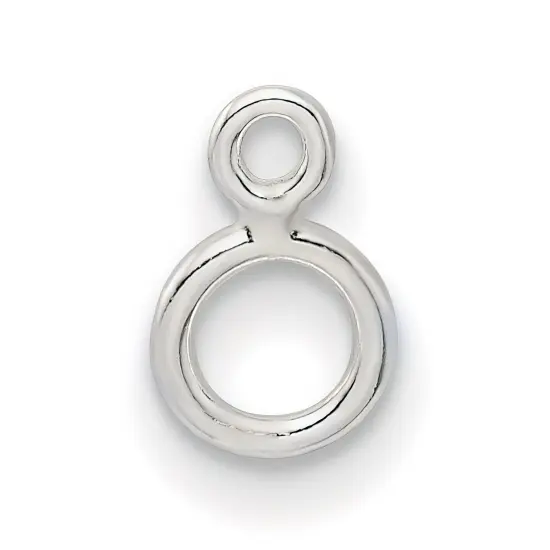 Sterling Silver Pendant Setting - Pack of 12 {1}