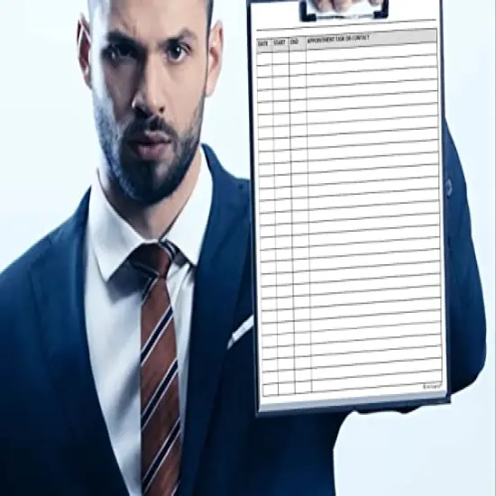 Activity Log Notepad, 50 Page Planner Pad to List a Task, Action or Contact. A Versatile Work Tool to Track Time & Organize Office Productivity. 8.5 X 11, A4 Sheets. {2}