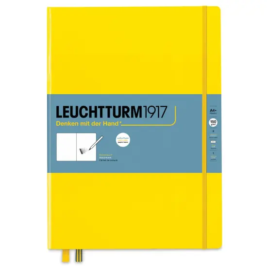 Leuchtturm1917 Sketchbook - Lemon, 8-3/4" x 12-1/2" {1}