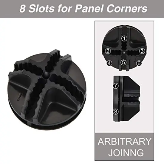 Cube Connectors Plastic Storage Cube Connectors Wire Cube Connectors Organizer ABS Connectors for Modular Closet Storage Organizer and Wire Shelf (Black,32 Pieces) {3}