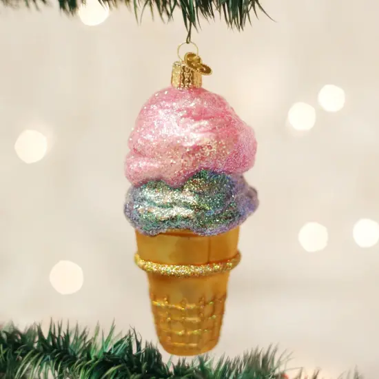 Old World Christmas: Ice Cream Hanging Ornaments, Set of 6 {4}