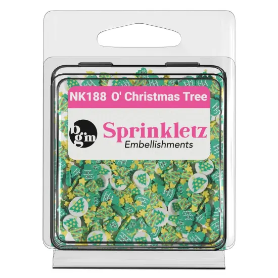 Buttons Galore Sprinkletz DIY Craft Embellishment Polymer Clay Pieces 36 Grams - 3 Packs of O Christmas Tree {2}
