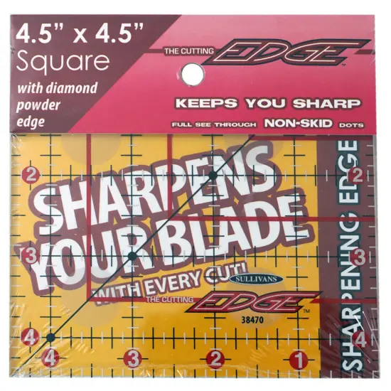 The Cutting EDGE 4.5&Prime; x 4.5&Prime; Clear Ruler {1}
