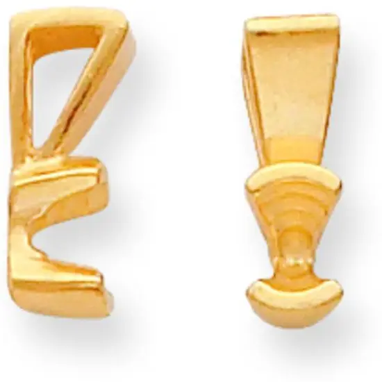 14K Gold 0.1Ct Round Bezel Pendant Setting (3.00 To 6.50Mm) {1}