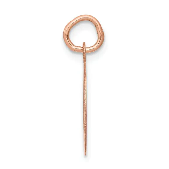 14K Rose Gold Holy Communion Charm Religious Pendant Jewerly 20mm x 13mm {3}