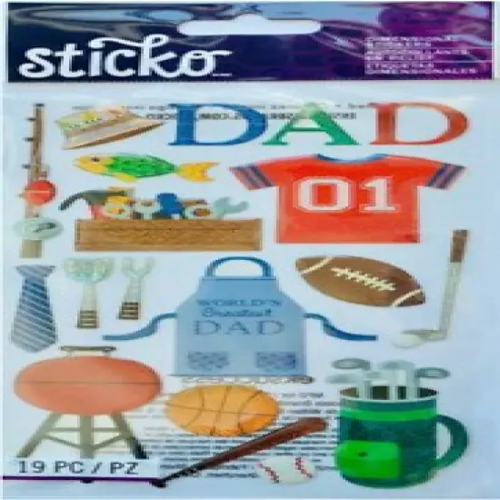 Sticko Father's Day Epoxy Stickers {1}