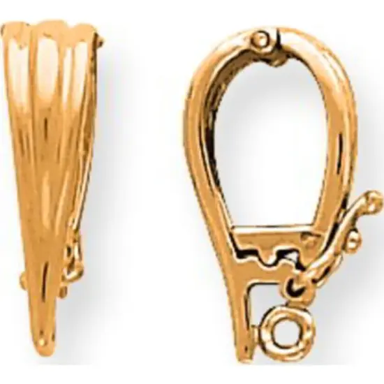 14K Gold Pearl Enhancer (5.2 to 6.9mm) {1}