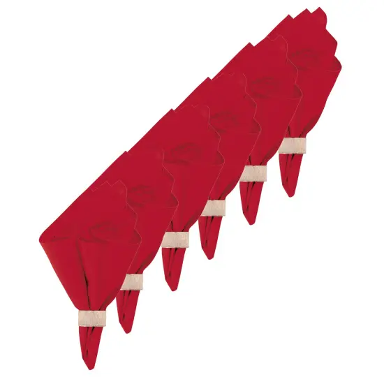 Red July Fourth Napkin Set of 6 {3}