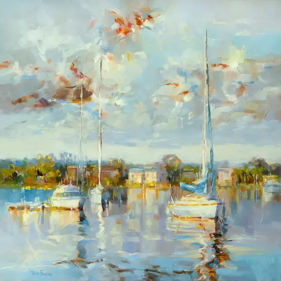 Coastal Calm Poster Print by Kasia Bruniany # B3898D {1}