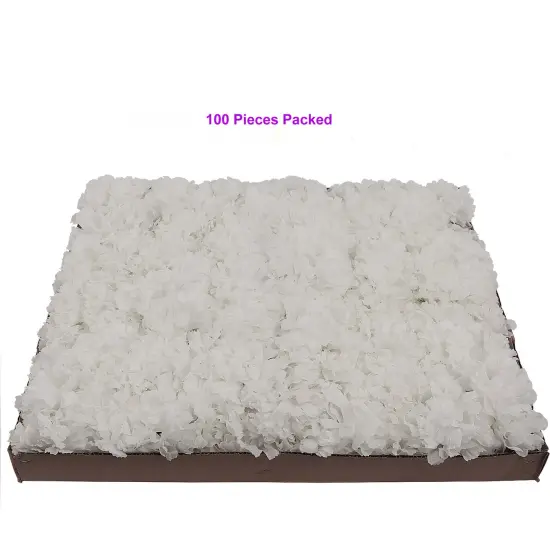 100-Pack White Carnation Picks with 5-Inch Stems and 3.5-Inch Blooms, Lifelike Floral Accents for Arrangements, Crafts, Centerpieces, and Decorations, Floral Home by Artificial Flowers {3}