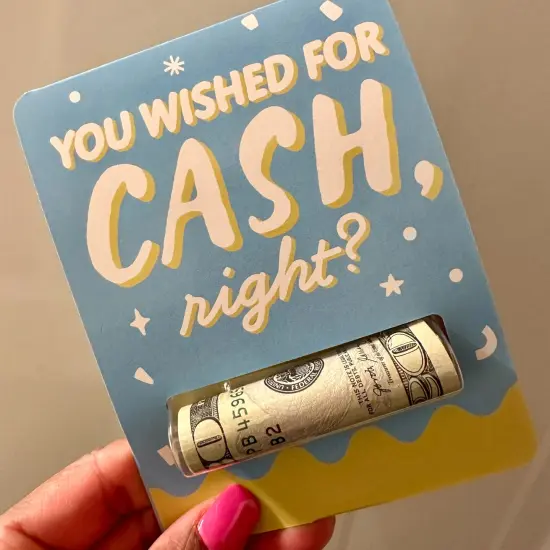 Big Dot of Happiness Party Time - DIY Assorted Happy Birthday Party Cash Holder Gift - Funny Money Cards - Set of 6 {3}