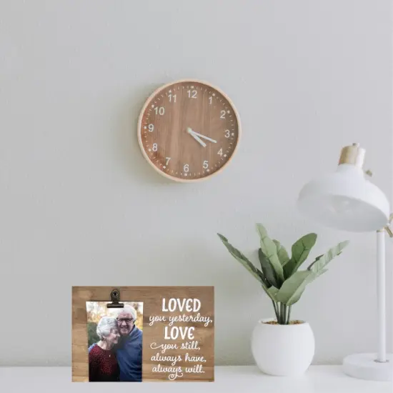 Decorative Wood Clip Frame: Love You Still {2}
