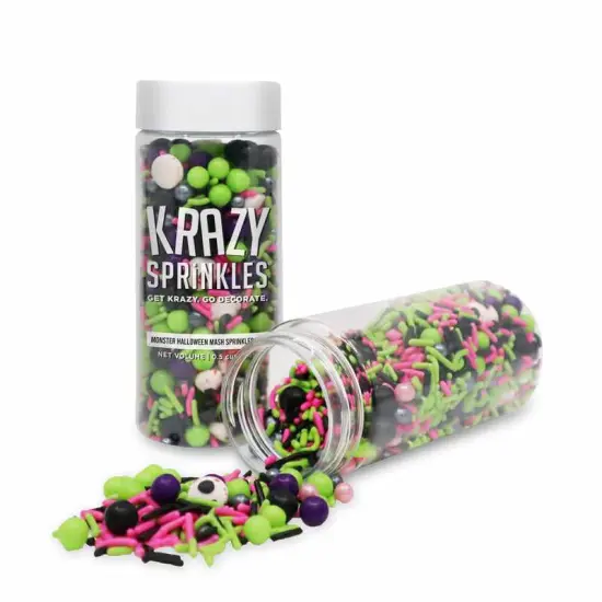 Krazy Sprinkles - Monster Mash Mix (1/2 Cup, 1x Jar) for Cakes, Ice Cream & Cookies {2}