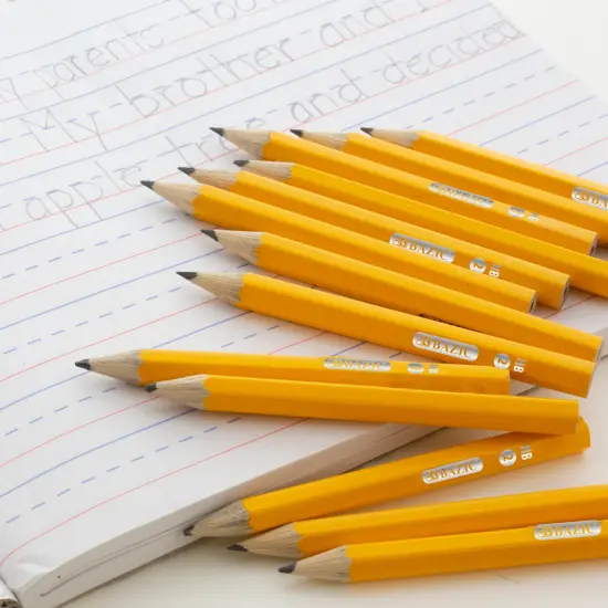 BAZIC Yellow Pencil #2 Pre-Sharpened Golf Pencil (144/Pack) {2}