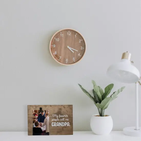 Decorative Wood Clip Frame: Grandpa {3}
