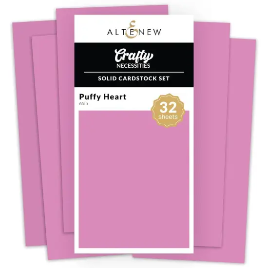 Solid Cardstock Set - Puffy Heart (32 sheets/set) {1}