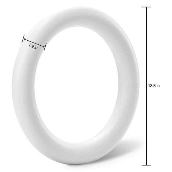 FloraCraft CraftFoM Extruded Wreath Bulk Pack-13.8"X1.9" {3}