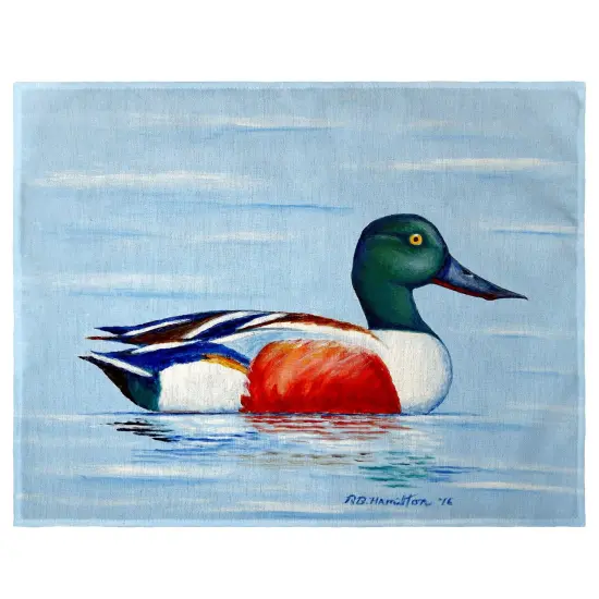 Betsy Drake Northern Shoveler Place Mat Set of 4 {1}