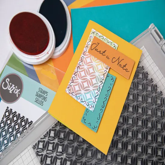 Sizzix Cosmopolitan Clear Stamp Set By Stacey Park-Uptown {6}