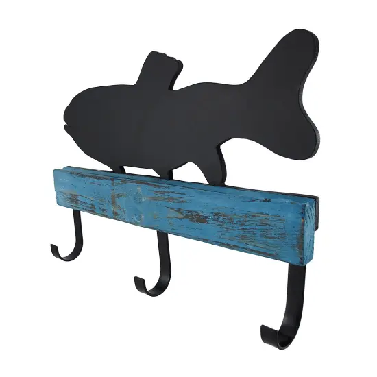 Chalk it to Me Fish Shaped Chalkboard with Wall Hooks {3}