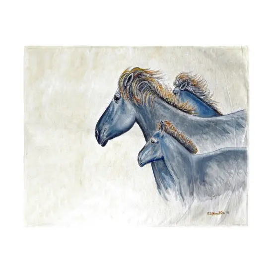 Betsy Drake Wild Horses Beach Towel Multicolor {1}