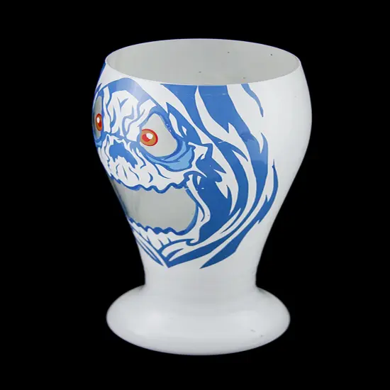 Three Sheets Hand Painted Ghost Pilsner Glass {3}