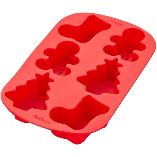 Silicone Soap Mold - Christmas Tree, Gingerbread Man & Stocking {2}