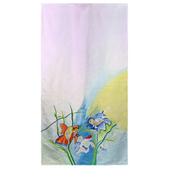 Betsy Drake Fantails II Beach Towel Multicolor {1}